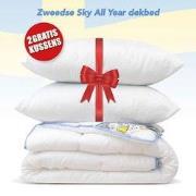 All Year dekbed + 2 Hoofdkussen - Litsjumeaux - Dekbed Set - 240x220 c...