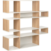 AMARILO - Boekenkast - Lichte houtkleur - MDF