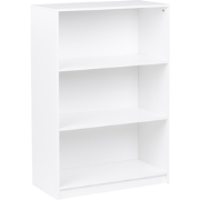 ZEHNA - Boekenkast 3 planken - Wit - 80 x 40 cm - Vezelplaat