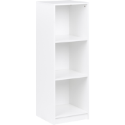 ZEHNA - Boekenkast 3 planken - Wit - 40 x 40 cm - Vezelplaat