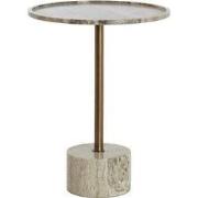 Bijzettafel Civita - Bruin - Ø37x49cm