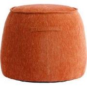 Poef Sibiu - Oranje - Ø50x40cm