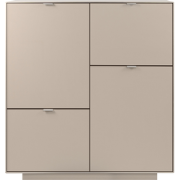 Dressoir met 4 deuren decor zand L187 cm - VIKA