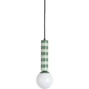 Hanglamp Rayado - Groen - 12x12x38cm