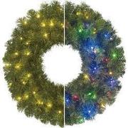 Black Box Trees Limber LED Kerstkrans voor Buiten met Timer- en Dimfun...