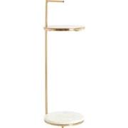 Bijzettafel Leda - Wit - Ø26x76cm