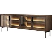 Meubella - Lomo - TV-Meubel - Donker eiken - 181 cm