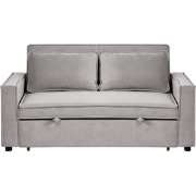 UTTELA - Slaapbank - Grijs - Polyester