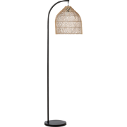 BERNICA  - Staande lamp - Natuurlijk - Rotan