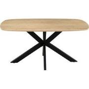 Eettafel Deens Ovaal - Naturel Hout - 160x90x76cm - Jaimy