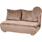 ABISKO - Slaapbank 2-zits - Lichtbruin - Nepbont