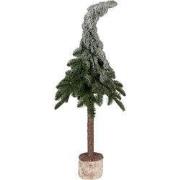 Clayre & Eef Mini Kunstkerstboom Ø 30x90 cm Groen Kunststof