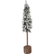 Clayre & Eef Mini Kunstkerstboom Ø 10x60 cm Groen Hout