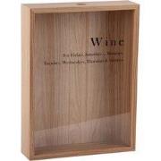 Wanddecoratie Momentum Box - Licht hout - 8x30x40cm