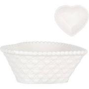 Clayre & Eef Kom 75 ml Wit Keramiek