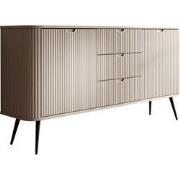 Meubella - Dressoir Zakari - Beige - 168 cm