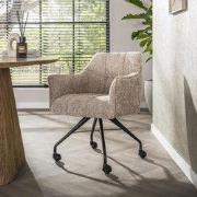 Hoyz Collection - Armstoel Raster Wieltjes Verpakt Per 2 - Hoven Zand