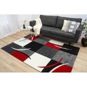 Kristal Modern Rood vloerkleed - 200 X 290 CM