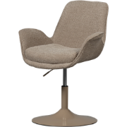 WOOOD Marten In Hoogte Verstelbare Eetkamerstoel - Zand - 90x70x66