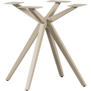 WOOOD Holland Kruispoot - Metaal - Dakargrau - 72x80x80