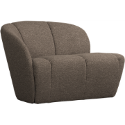 WOOOD Mojo 2-Zits Bankje Links - Bouclé - Bruin Melange - 73x112x77