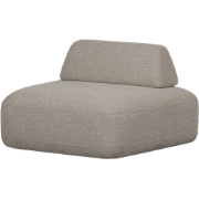 WOOOD Sterck Fauteuil Verplaatsbare Rugleuning - Naturel - 70x117x104