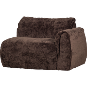 WOOOD Baggy 1-Zits Met Arm Rechts - 3D Chenille - Donkerbruin -