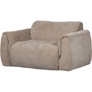 WOOOD Baggy Loveseat - 3D Chenille - Zand - 81x138x101