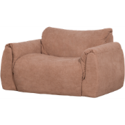 WOOOD Baggy Loveseat - Geweven Chenille - Oudroze - 81x138x101