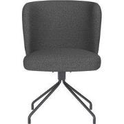 Eetkamerstoel Grijs - Metaal Draaibaar - Stan