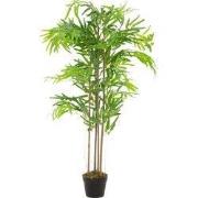 Kunstbamboe 120 cm kunstplant met echt houten stam ML design