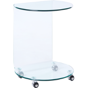 MINTO - Bijzettafel - Transparant - Veiligheidsglas