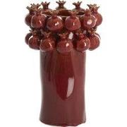 Light & Living - Vaas POMEGRANATE - Ø20x29.5cm - Rood