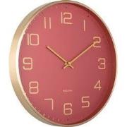 Wall Clock Elegance Glow