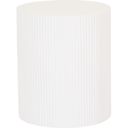 Side Table - Cylinder- MDF - White - 39x45cm
