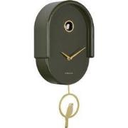 Karlsson - Wandklok Tweet - Luxury green