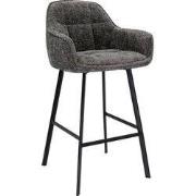 Kick barkruk Lynn - Donkergrijs