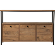 3-deurs dressoir met 1 bovenplank L120 cm - SIENNA