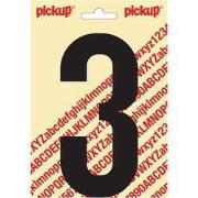 Plakcijfer Nobel Sticker cijfer 3