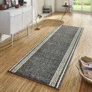 Loper laagpolig Casa - Designer Velours - Grijs - 80x450 cm