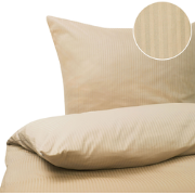 AVONDALE - Beddengoed - Zandbeige - 200 x 220 cm - Katoen