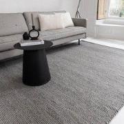 Wollen Vloerkleed Donkergrijs Vik Grijs/Antraciet; Grijs - 240 x 340 -...