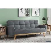 Slaapbank 'Adana' Stof Davis Neve 97 Grijs