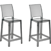 WELLINGTON - Barkruk set - Zwart - Polycarbonaat