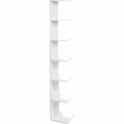 ESTON - Wandboekenkast - Wit - Vezelplaat