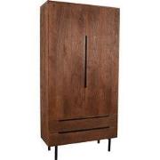 LABEL51 Bergkast Rio - Espresso - Mangohout - 2-Deurs