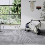 Elle Decoration - Gallery - Hoogpolig vloerkleed - Pigment - Lichtgrij...