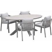 Garden Impressions Tarera tuinset 5-delig dakar sand - Tulli tuintafel...