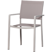 WOOOD Fowl Tuinstoel - Aluminium/Textileen - Zand - Set van 2