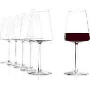 set/6 rode wijn 52 cl Power